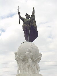 Monumento a Vasco Nu&ntilde;ez de Balboa en Ciudad de Panam&aacute;.